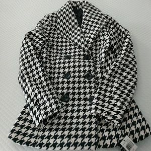 Balck & White Houndtooth Jacket Brand New, Never W